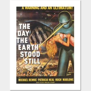 Classic Science Fiction Movie Poster - The Day The Earth Stood Still Posters and Art